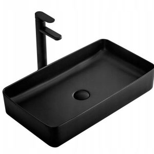 Umywalka Ceramiczna Nablatowa Denis Black Mat – Rea 145697 Umywalka Ceramiczna Nablatowa Denis Black Mat – Rea 145697