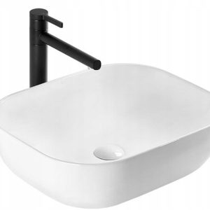 Umywalka Ceramiczna Nablatowa Mona Slim White -Rea 234424 Umywalka Ceramiczna Nablatowa Mona Slim White -Rea 234424