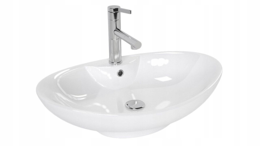 Umywalka Ceramiczna Nablatowa Rosa 65 Cm 234416