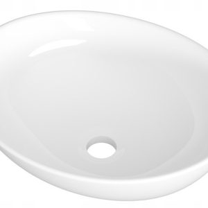 Umywalka nablatowa biała ceramiczna łazienkowa Tono 234760 Umywalka nablatowa biała ceramiczna łazienkowa Tono 234760