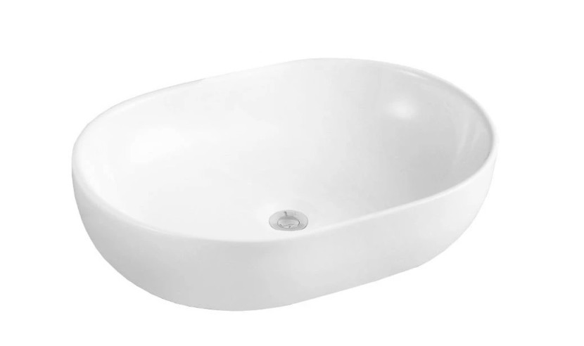 Umywalka nablatowa Blanco biała, owalna 550053
