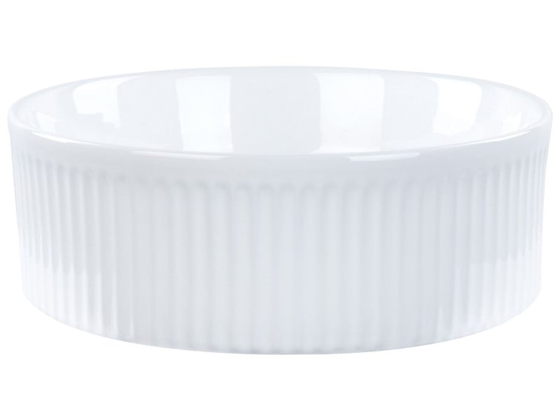 Umywalka nablatowa ceramiczna 37 cm biała 306923