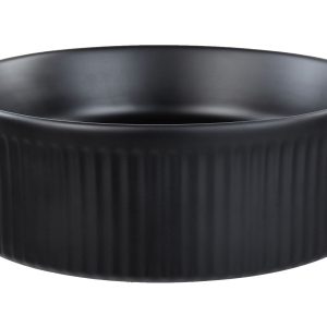 Umywalka nablatowa ceramiczna 37 cm czarna 306915 Umywalka nablatowa ceramiczna 37 cm czarna 306915