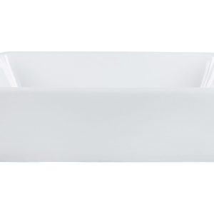 Umywalka nablatowa ceramiczna 49 x 38 cm biała 306917 Umywalka nablatowa ceramiczna 49 x 38 cm biała 306917