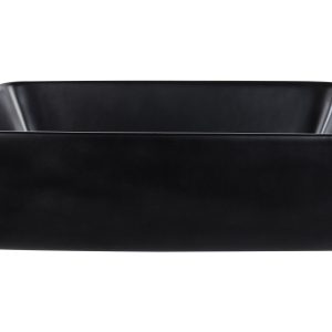 Umywalka nablatowa ceramiczna 49 x 38 cm czarna 306903 Umywalka nablatowa ceramiczna 49 x 38 cm czarna 306903