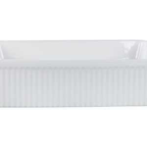 Umywalka nablatowa ceramiczna 50 x 34 cm biała GELDO 306907 Umywalka nablatowa ceramiczna 50 x 34 cm biała GELDO 306907