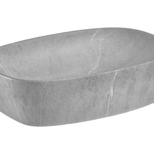 Umywalka nablatowa ceramiczna ANNA MH1 Mat Szara 573706 Umywalka nablatowa ceramiczna ANNA MH1 Mat Szara 573706