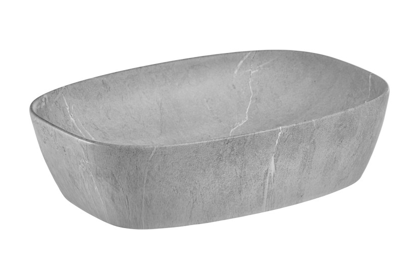 Umywalka nablatowa ceramiczna ANNA MH1 Mat Szara 573706