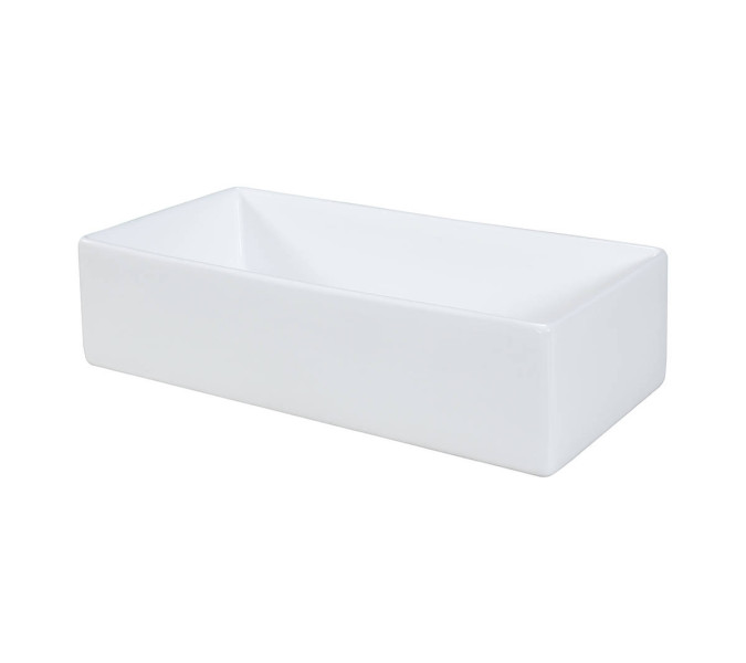 Umywalka nablatowa ceramiczna GAJA45-SW Biały Połysk 45 cm 573709