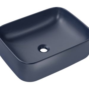 Umywalka nablatowa ceramiczna KAMA-MNB-50 Matowy Granatowy 50,5 cm 573711 Umywalka nablatowa ceramiczna KAMA-MNB-50 Matowy Granatowy 50,5 cm 573711