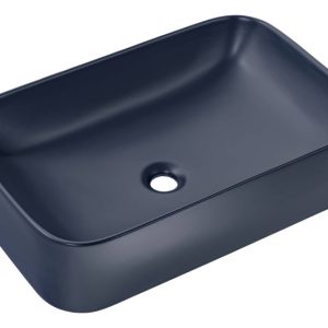 Umywalka nablatowa ceramiczna KAMA-MNB-60 Matowy Granatowy 61 cm 573698 Umywalka nablatowa ceramiczna KAMA-MNB-60 Matowy Granatowy 61 cm 573698