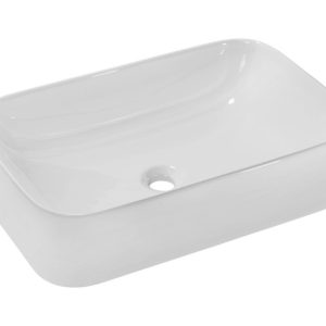 Umywalka nablatowa ceramiczna KATI60-SW Biały Połysk 61 cm 568778 Umywalka nablatowa ceramiczna KATI60-SW Biały Połysk 61 cm 568778