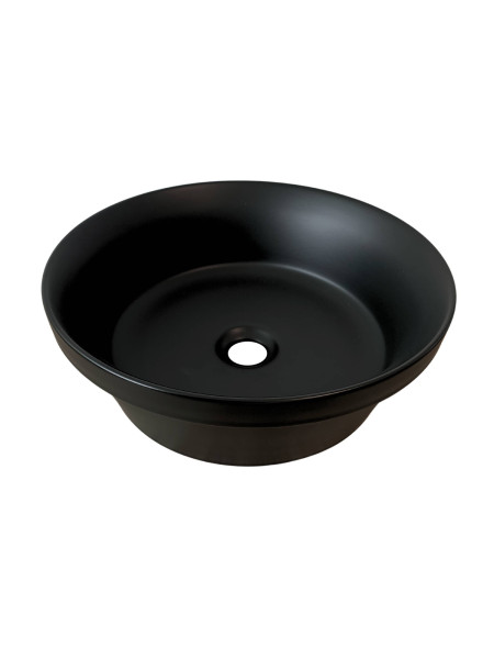 Umywalka nablatowa ceramiczna MADA-MB Czarny Mat 40 cm 568776