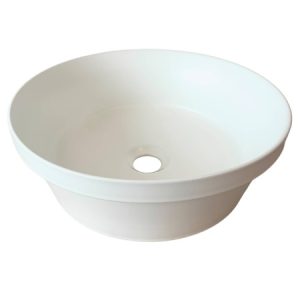 Umywalka nablatowa ceramiczna MADA-MW Biały Mat 40 cm 568774 Umywalka nablatowa ceramiczna MADA-MW Biały Mat 40 cm 568774
