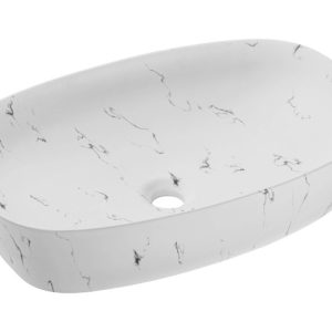 Umywalka nablatowa ceramiczna MEGI MW13 568773 Umywalka nablatowa ceramiczna MEGI MW13 568773