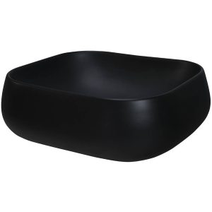 Umywalka nablatowa ceramiczna NIKA-MB Czarny Mat 45 cm 568775 Umywalka nablatowa ceramiczna NIKA-MB Czarny Mat 45 cm 568775