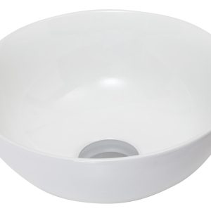 Umywalka Nablatowa Ceramiczna Okrągła Biała Sigma 373818 Umywalka Nablatowa Ceramiczna Okrągła Biała Sigma 373818