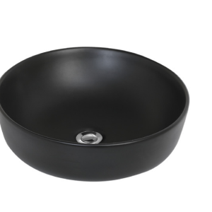 Umywalka Nablatowa Ceramiczna Owalna Czarna Moon 373820 Umywalka Nablatowa Ceramiczna Owalna Czarna Moon 373820