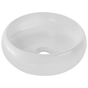 Umywalka nablatowa ceramiczna WIKI-SW Biały Połysk 36 cm 572090 Umywalka nablatowa ceramiczna WIKI-SW Biały Połysk 36 cm 572090