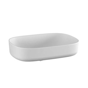 Umywalka nablatowa DUKLA 56×37 cm Solid Surface biały mat 801125 Umywalka nablatowa DUKLA 56×37 cm Solid Surface biały mat 801125
