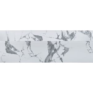 Umywalka nablatowa efekt marmuru ceramiczna 62 x 35 cm biała 306906 Umywalka nablatowa efekt marmuru ceramiczna 62 x 35 cm biała 306906