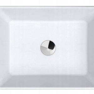 Umywalka nablatowa granitowa korek chrom 287728