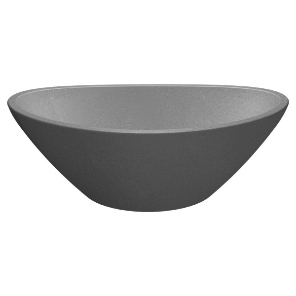 Umywalka Nablatowa Granitowa Szara Umywalka do Łazienki Laveo VELA 718090