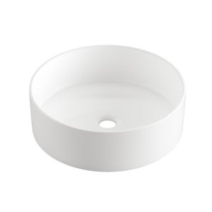 Umywalka Nablatowa Limnos Invena Trend, 36 Cm, Okrągła Biała 247846 Umywalka Nablatowa Limnos Invena Trend, 36 Cm, Okrągła Biała 247846
