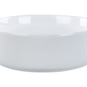 Umywalka nablatowa okrągła 36 cm biała 306922 Umywalka nablatowa okrągła 36 cm biała 306922