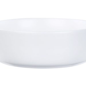 Umywalka nablatowa okrągła 36 cm złamana biel 306929 Umywalka nablatowa okrągła 36 cm złamana biel 306929