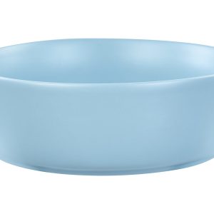 Umywalka nablatowa okrągła 37 cm niebieska 306556 Umywalka nablatowa okrągła 37 cm niebieska 306556