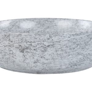 Umywalka nablatowa okrągła 37 cm szara 306561 Umywalka nablatowa okrągła 37 cm szara 306561