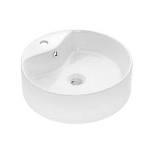 Umywalka Nablatowa okrągła Invena Granada 47 cm z otworem 340276 Umywalka Nablatowa okrągła Invena Granada 47 cm z otworem 340276
