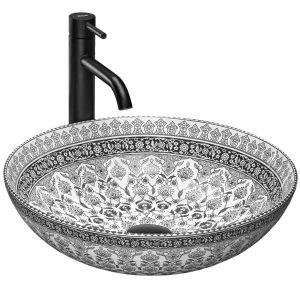 Umywalka nablatowa Rea Arte dark grey 234493 Umywalka nablatowa Rea Arte dark grey 234493