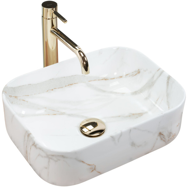Umywalka nablatowa Rea Demi Mini Aiax Shiny 234498