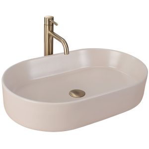 Umywalka nablatowa Rea NADIA 60 BEIGE MATT 234506