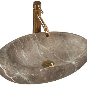 Umywalka nablatowa Rea Roxy B Stone NATURE 234479