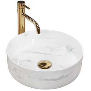 Umywalka nablatowa Rea Sami Nature Marble 89670