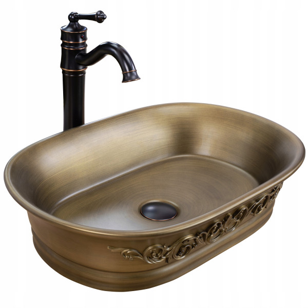 Umywalka Nablatowa Rea Wilma Rustic Rustykalna 234358