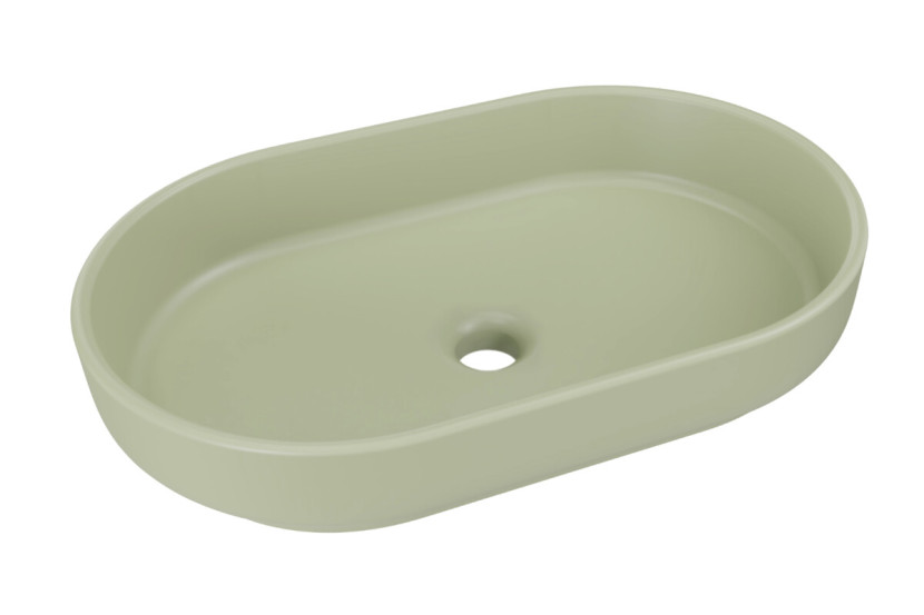 Umywalka nablatowa river 2 olive green matt un 55 ( e-6594 ) 716463