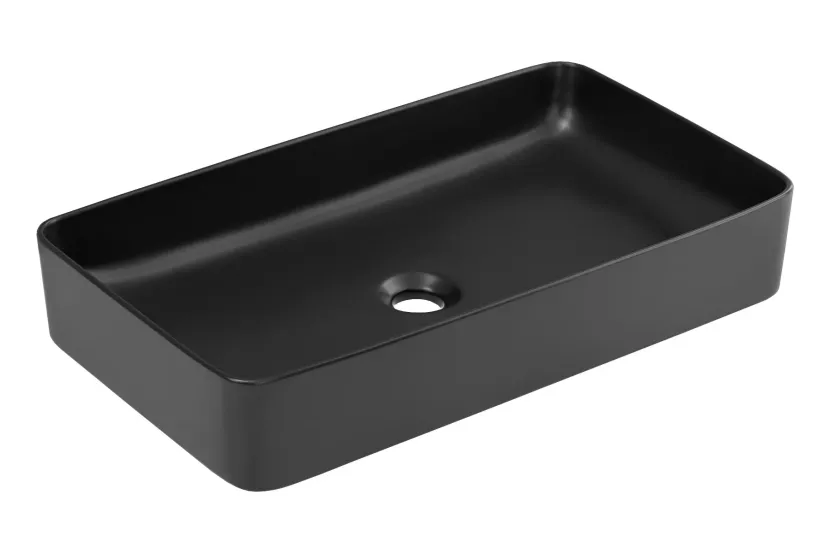 Umywalka nablatowa SLIM 2 E-6275 czarna 420402