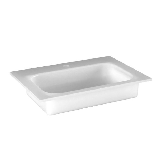 Umywalka wpuszczana szklana NEO 60 cm matowa 800909