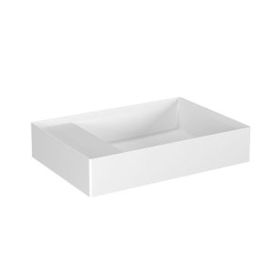 Umywalka wpuszczana UNIQ Solid Surface 50 cm bez otworu na b 823519 Umywalka wpuszczana UNIQ Solid Surface 50 cm bez otworu na b 823519