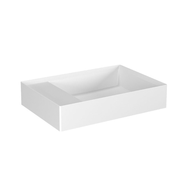 Umywalka wpuszczana UNIQ Solid Surface 50 cm bez otworu na b 823519