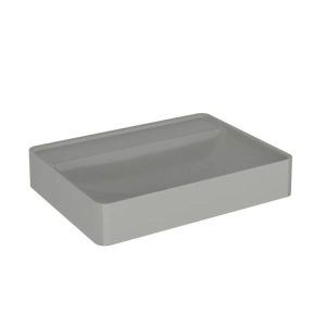 Umywalka wpuszczana VIBE 60 cm beton mat kwarcowa bez otworu 801137 Umywalka wpuszczana VIBE 60 cm beton mat kwarcowa bez otworu 801137