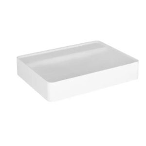 Umywalka wpuszczana VIBE 60 cm biały mat kwarcowa bez otworu 801150 Umywalka wpuszczana VIBE 60 cm biały mat kwarcowa bez otworu 801150