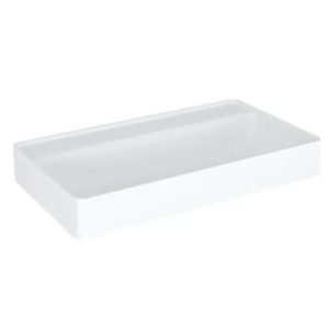 Umywalka wpuszczana VIBE 80 cm biały mat kwarcowa bez otworu 801136 Umywalka wpuszczana VIBE 80 cm biały mat kwarcowa bez otworu 801136