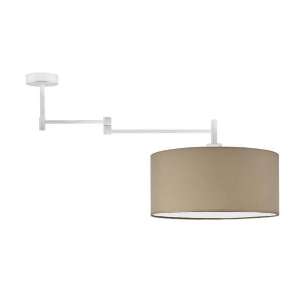 Uniwersalna lampa sufitowa RANGUN Stal Szczotkowana – Beżowy 870680