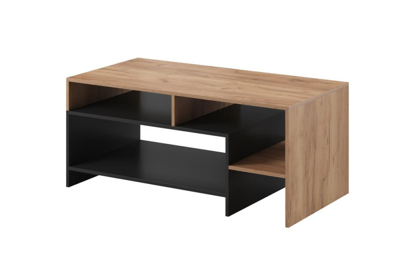 VENTO - Stolik kawowy do salonu Dąb craft złoty + antracyt 329141