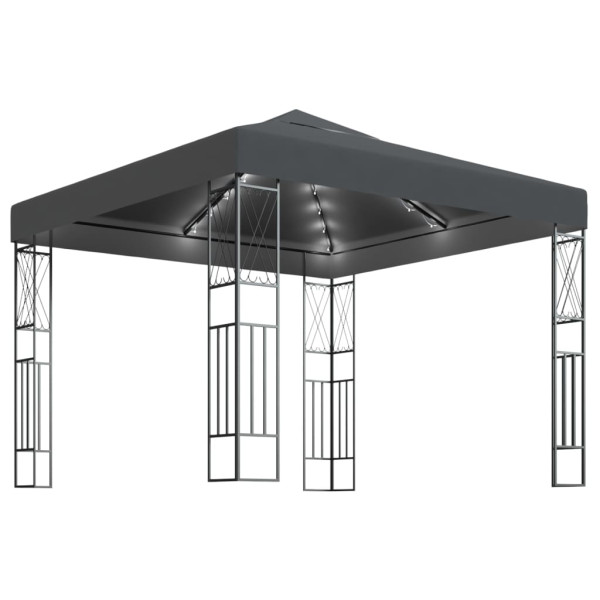 VidaXL Altana Antracyt 3 x 3 m Tkanina 474403